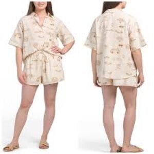 BY FRANKIE Paradise Beige Beach Set